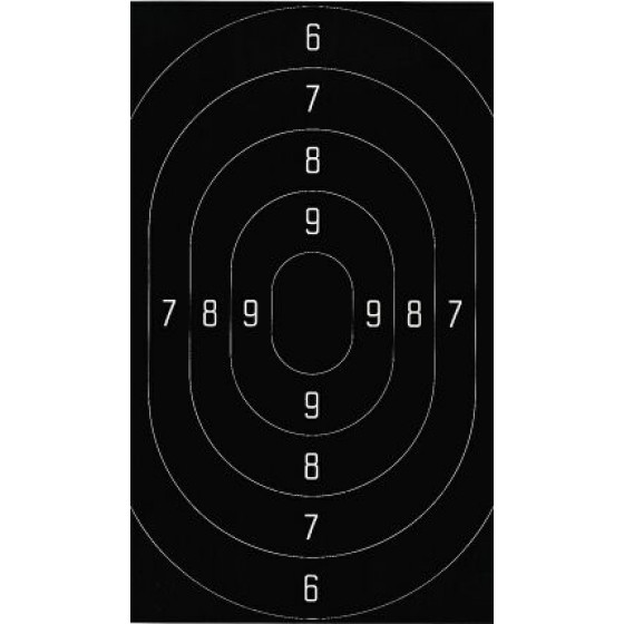 Schnellfeuerscheibe - 25m Pistol Target
